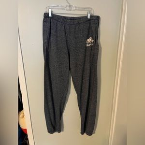 dark blue sweatpants